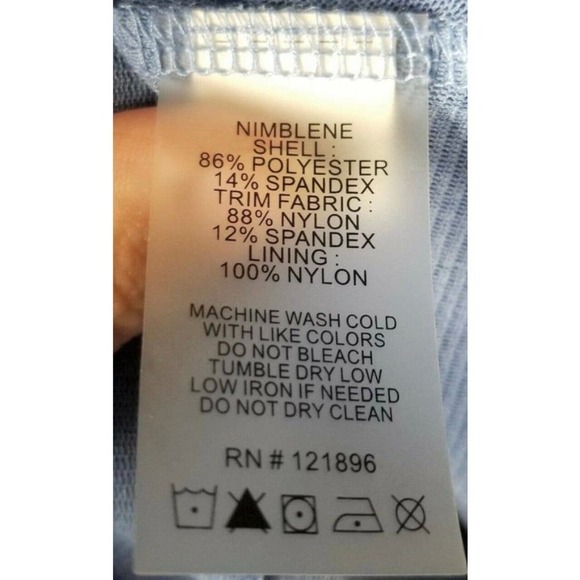 Title Nine Nimblene Illusion Eyelet Purple & Blue Tank Dress | Small - Picture 9 of 10